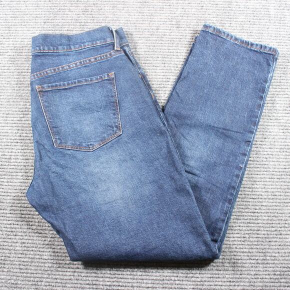 Mott & Bow Jeans Womens 29x28 Blue Boyfriend Straight Stretch - Picture 1 of 9